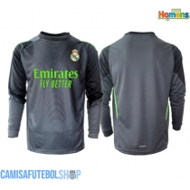 Camisa de time de futebol Real Madrid Goleiro Replicas 3º Equipamento 2025-26 Manga Comprida